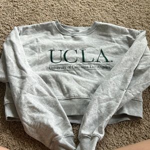 cropped sweatshirt